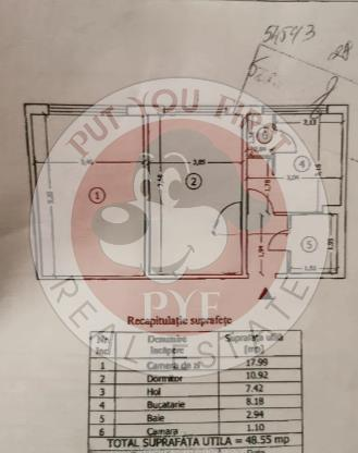 Auchan Titan | Apartament 2 camere | 49 mp | decomandat | B10210